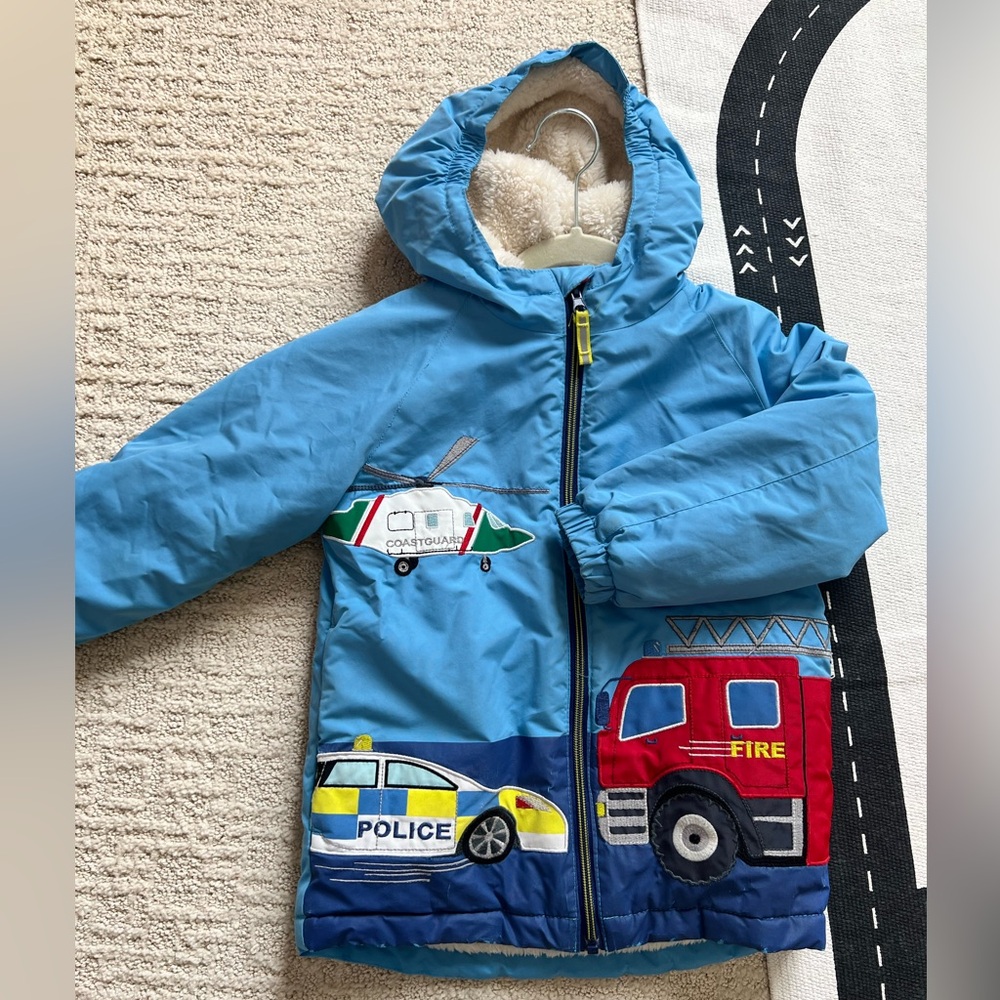 【SOLD】Mini Boden Boys’ Winter Coat – Size 4-5Y (110cm)